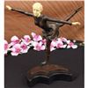 Image 1 : Signed German Preiss Ice Skater Sport Arena Sculpture Statue