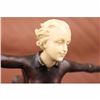 Image 5 : Signed German Preiss Ice Skater Sport Arena Sculpture Statue