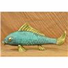 Image 1 : Signed Original Sea Bass Colorful Fish Ocean Bronze Sculpture Statue Figurine