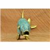 Image 2 : Signed Original Sea Bass Colorful Fish Ocean Bronze Sculpture Statue Figurine