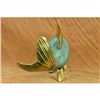 Image 4 : Signed Original Sea Bass Colorful Fish Ocean Bronze Sculpture Statue Figurine