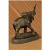 Image 3 : Signed Bugatti Laughing Elephant Symbol of Luck Bronze Sculpture Statue