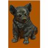 Image 1 : Cute Chihuahua Dog in Hooded Sweater Bronze Sculpture Figurine Statue Hot Cast