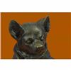 Image 5 : Cute Chihuahua Dog in Hooded Sweater Bronze Sculpture Figurine Statue Hot Cast
