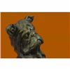 Image 5 : Signed Original Miguel Lopez English Bulldog Bronze Planter Sculpture Statue Art