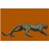 Image 3 : Extra Large Signed Original Miguel Lopez Cheetah Leopard Bronze Sculpture Statue