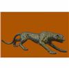 Image 4 : Extra Large Signed Original Miguel Lopez Cheetah Leopard Bronze Sculpture Statue