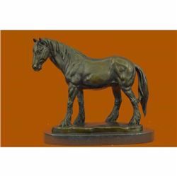 Abstract Modern Art Pony Horse Classic Farm Artwork Bronze Sculpture Figurine