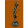 Image 2 : Large 14 Heavy Solid Bronze Lady Blind Justice Statue Lawyers Themis Deal Decor