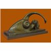 Image 4 : Signed Original Limited Edition 11/30 Abstract Female Bronze Sculpture Figurine