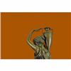 Image 4 : INCREDIBLE QUALITY MID CENTURY DORE HAND MADE BRONZE MAIDEN WITH VASE FIGURE ART