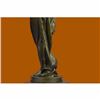 Image 5 : INCREDIBLE QUALITY MID CENTURY DORE HAND MADE BRONZE MAIDEN WITH VASE FIGURE ART