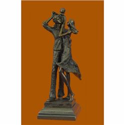 Abstract Modern Art Happy Family Bronze Sculpture Christmas Gift Idea Statue Art