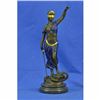 Image 1 : Hot Cast Tall Red Patina Blind Justice Lawyer Graduation Gift Bronze Sculpture