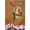 Image 3 : THE RUSSIAN DANCER ART DECO MARBLE BASE HOT CAST BRONZE SCULPTURE REAL