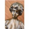 Image 3 : Art Deco Bronze Sculpture Statue Figure Boy  Violin