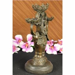 BEAUTIFUL Elephants CANDLE HOLDER BRONZE FIGURINE SCULPTURE STATUE FIGURE