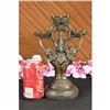 Image 2 : BEAUTIFUL Elephants CANDLE HOLDER BRONZE FIGURINE SCULPTURE STATUE FIGURE
