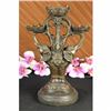 Image 3 : BEAUTIFUL Elephants CANDLE HOLDER BRONZE FIGURINE SCULPTURE STATUE FIGURE