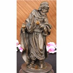 Christ Holly Wise Man Church Religious Religion Bronze