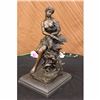 Image 1 : Signed Milo Leda and the Swan Greek Mythology Bronze Sculpture Statue Figure Art