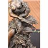 Image 3 : Signed Milo Leda and the Swan Greek Mythology Bronze Sculpture Statue Figure Art