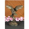 Image 3 : Owl on a Branch Wings Spread Bronze Statue