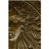 Image 3 : Hawaiian Princess Hand Crafted Wall Bas Relief Bronze Sculpture Statue Figure