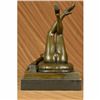 Image 3 : EXQUISITE BRONZE FRENCH ART DECO EROTIC NUDE ON BED