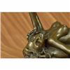 Image 5 : EXQUISITE BRONZE FRENCH ART DECO EROTIC NUDE ON BED