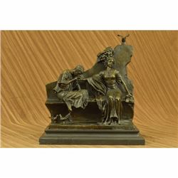 Art Nouveau Couple Romance Romantic Love Museum Quality Bronze Sculpture Figure