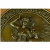 Image 2 : Signed Original Masterpiece Italian Renaissance Relief Wall Bronze Sculpture LRG