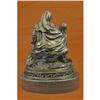 Image 3 : Bronze La Pieta Statue Of The Virgin Mary Holding Jesus Religious Gift Ornament