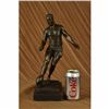 Image 2 : Large Muscular Rugby Player Bronze Sculpture Statue Marble Figurine by Milo