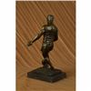 Image 3 : Large Muscular Rugby Player Bronze Sculpture Statue Marble Figurine by Milo