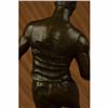 Image 5 : Large Muscular Rugby Player Bronze Sculpture Statue Marble Figurine by Milo