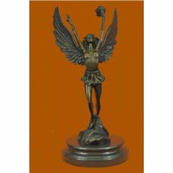 Hand Made Venus Goddess of Love Bronze Sculpture Statue Art Figurine by Moreau