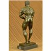 Image 3 : Collectible Lou Ferrigno Incredible Hulk Trophy Sport Body Building Bronze Decor