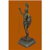 Image 2 : After Johannes Gotz Achilles in Hoplite Uniform Bronze Sculpture Marble Figurine