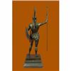 Image 3 : After Johannes Gotz Achilles in Hoplite Uniform Bronze Sculpture Marble Figurine