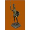 Image 4 : After Johannes Gotz Achilles in Hoplite Uniform Bronze Sculpture Marble Figurine