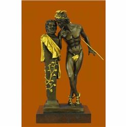 Hot Cast A Secret From On High Nude Mercury by Moulin Bronze Sculpture Statue Art
