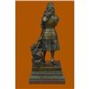 Image 3 : Signed Fremiet French Artisan Tribute to Joan of Arc Bronze Sculpture Statue Art