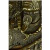 Image 4 : Wall Mount Native Indian Chief with peace Pipe Bronze Sculpture Statue Figurine
