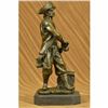 Image 1 : Signed Original Pirate With Jewelry Chest and Sword Bronze Sculpture Statue Gift