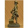 Image 3 : Signed Original Pirate With Jewelry Chest and Sword Bronze Sculpture Statue Gift