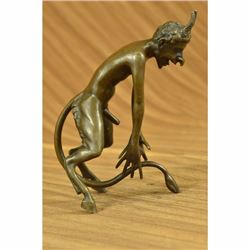 Satyr Chasing Nymph Original Vienna Bronze Collector Edition Sculpture Statue