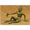 Image 1 : Hot Cast Laughing Satyr Collectible Bronze Sculpture Statue Figurine Figure