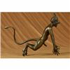 Image 3 : Collector Edition Signed Satyr Faun Devil Devilish Bronze Sculpture Figure