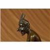 Image 5 : Collector Edition Signed Satyr Faun Devil Devilish Bronze Sculpture Figure